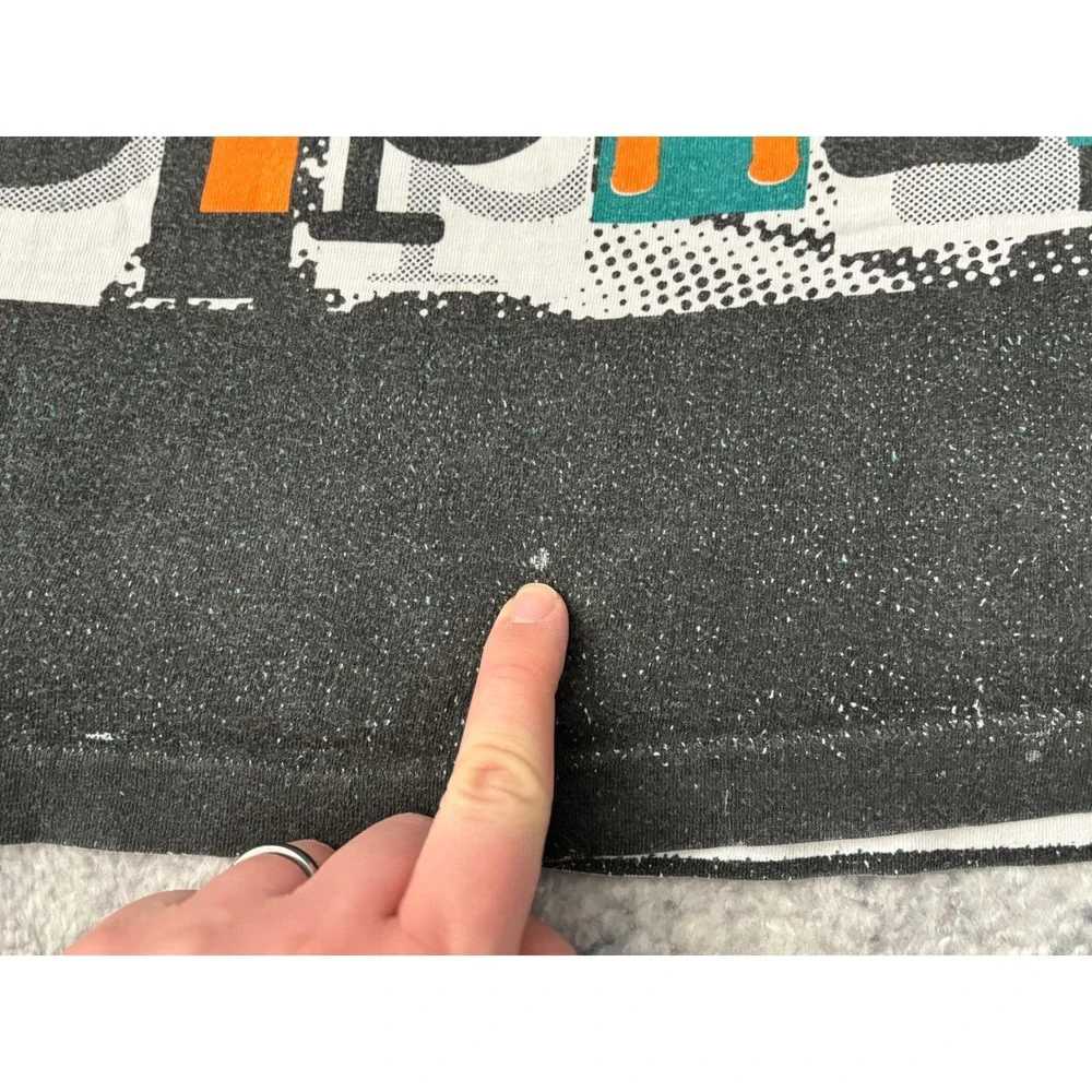 Vintage Miami Dolphins Magic Johnson T's All Over Print T‎ Shirt Mens XL - Picture 16 of 16